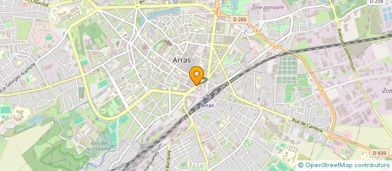 localisation de l'entreprise ASS DES SALARIES DU NORD à ARRAS