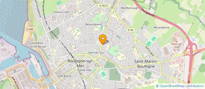 localisation de l'entreprise ASS DES SAUVAGINIERS DU BOULONNAIS à BOULOGNE-SUR-MER