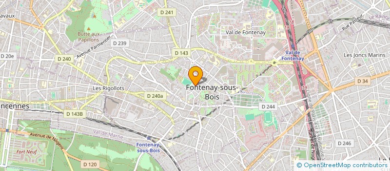 localisation de l'entreprise ASS DES SAUVETEURS SECOURISTES BREVETES à FONTENAY-SOUS-BOIS