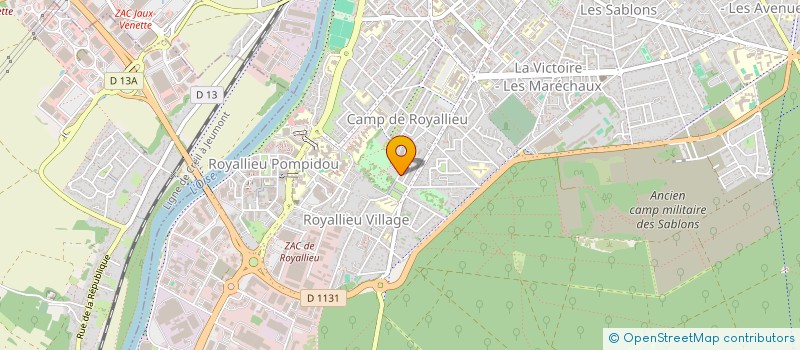 localisation de l'entreprise ASS DES SCOUTS DE FRANCE  COMPIEGNE