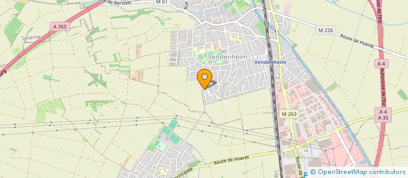 localisation de l'entreprise ASS DES SECOURISTES DE VENDENHEIM à VENDENHEIM
