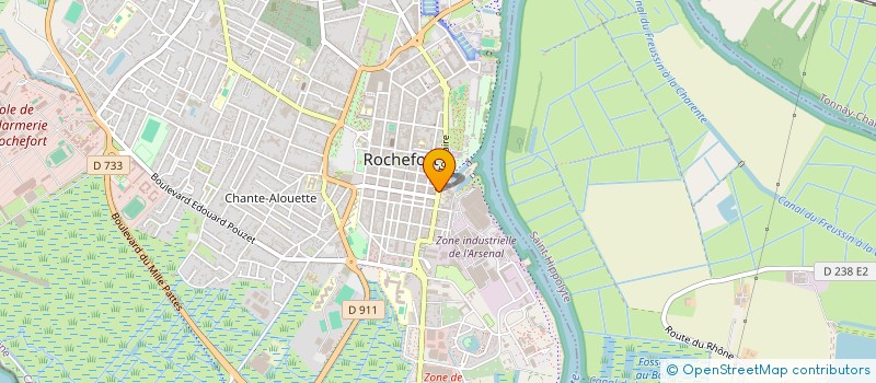 localisation de l'entreprise ASS DES SOCIETES ET ECOLE DE MUSIQUE à ROCHEFORT