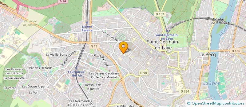 localisation de l'entreprise ASS DES SOEURS AUGUSTINES  SAINT-GERMAIN-EN-LAYE