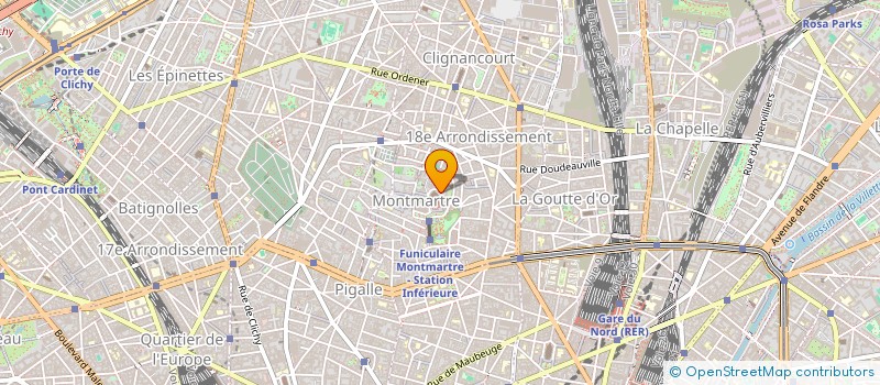 localisation de l'entreprise ASS  DES SOEURS DE L'INSTITUT DE JESUS  PARIS