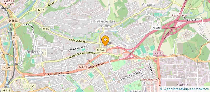 localisation de l'entreprise ASS DES SOMMELIERS DE LOPRRAINE à METZ