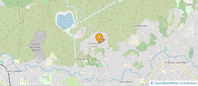 localisation de l'entreprise ASS DES SPORTS AQUATIQUES  MARSEILLE