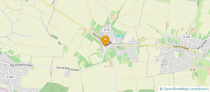 localisation de l'entreprise ASS DES SYNDICATS D'ELEVAGE DU CHEVAL ARDENNAIS ET DE SELLE DU BAS-RHIN  RITTERSHOFFEN