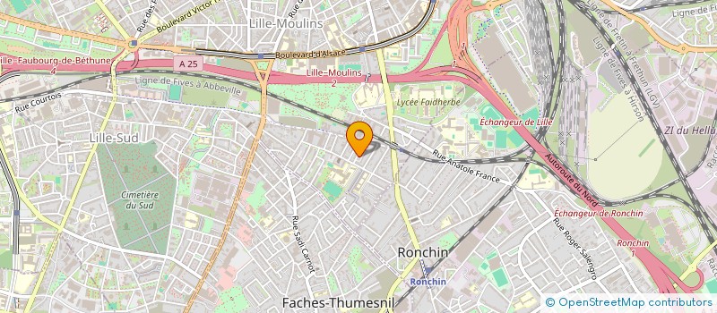 localisation de l'entreprise ASS DES TECHNICIENS COMMERCIAUX à LILLE
