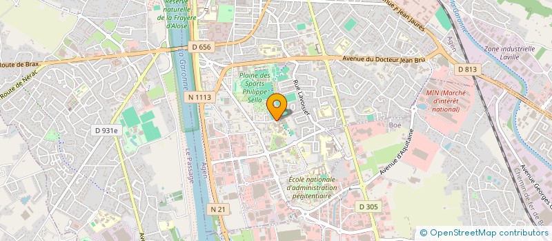 localisation de l'entreprise ASS DES TECHNIQUES DE REPARATION AUTO  AGEN