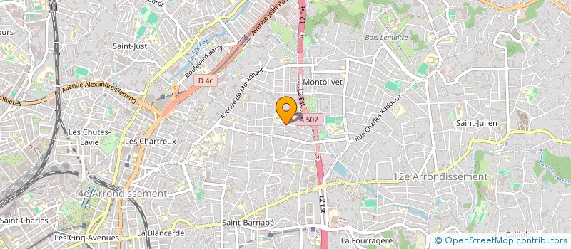 localisation de l'entreprise ASS DES TERRITORIAUX CHARGES D ACCUEIL à MARSEILLE