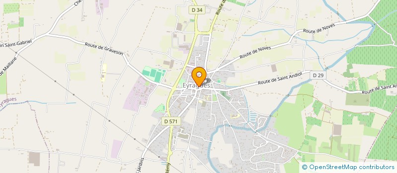 localisation de l'entreprise ASS DES TRAITS DU VAL DE PROVENCE à EYRAGUES