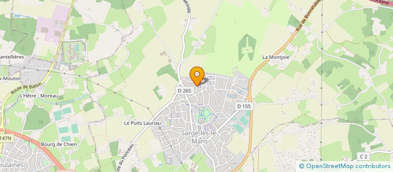 localisation de l'entreprise ASS DES UNIES SANS FRONTIERES à SARGE-LES-LE-MANS