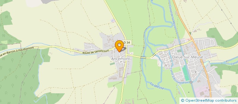 localisation de l'entreprise ASS DES USAGERS DE L'AERODROME DE VERDUN à SOMMEDIEUE