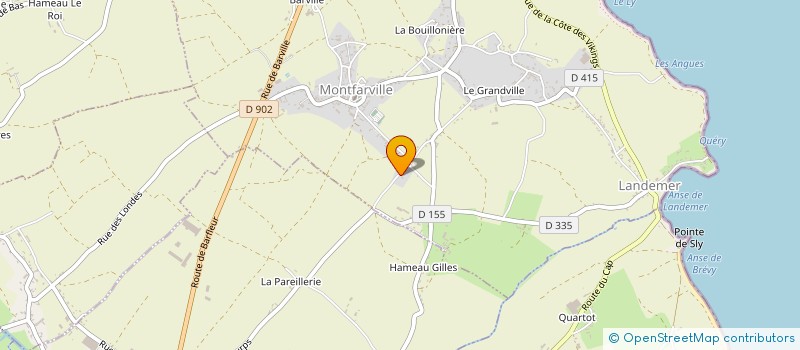 localisation de l'entreprise ASS. DES USAGERS DE L'ANSE DE LANDEMER A MONTFARVILLE  MONTFARVILLE