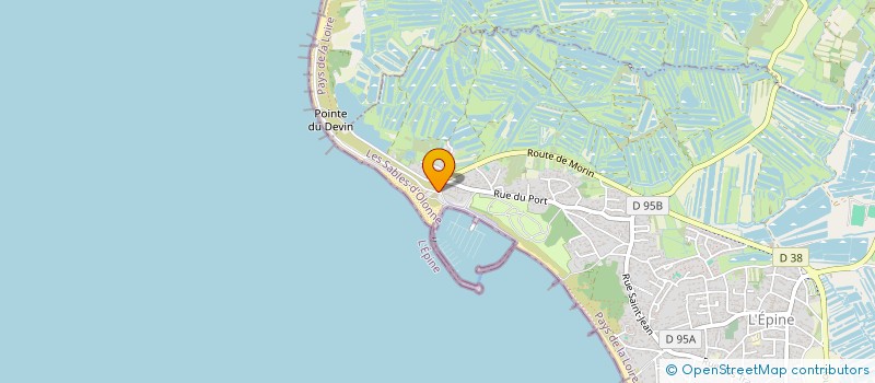 localisation de l'entreprise ASS DES USAGERS DU PORT DE MORIN  L'EPINE