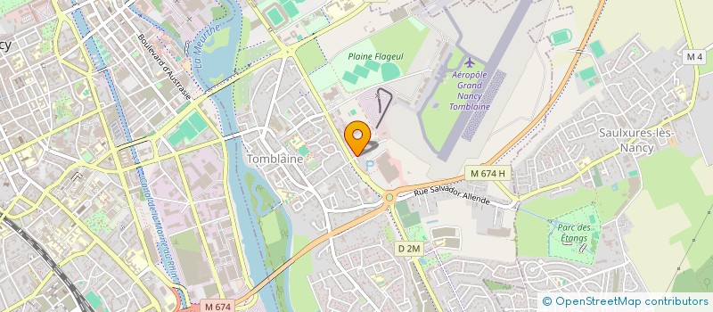 localisation de l'entreprise ASS DES USAGERS DU RESTAURANT DU LABORATOIRE DE NANCY  TOMBLAINE