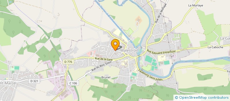 localisation de l'entreprise ASS DES UTILISATEURS DE LA CANTINE EQUIP à MALESTROIT