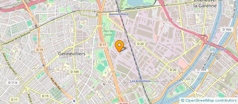 localisation de l'entreprise ASS DES UTILSATEURS DU RIE THOMSON GNV à GENNEVILLIERS