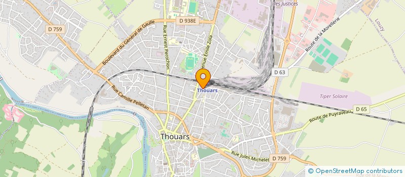 localisation de l'entreprise ASS DES VENDEENS DU THOUARSAIS à THOUARS