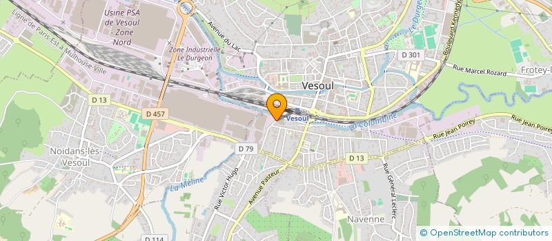 localisation de l'entreprise ASS DES VETERANS DE VESOUL à VESOUL
