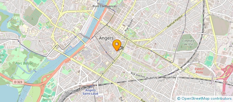 localisation de l'entreprise ASS DES VEUVES DE GUERRE à ANGERS