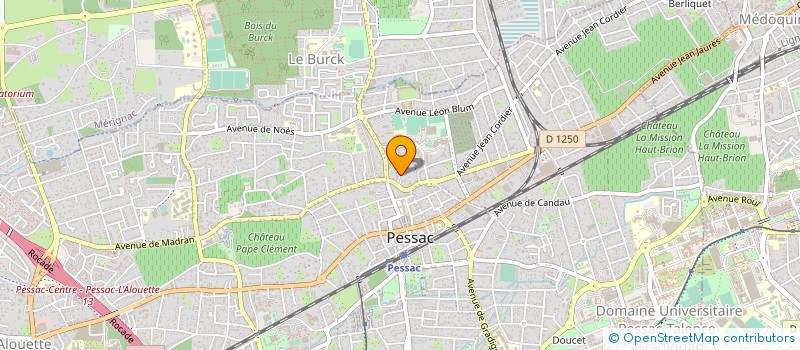 localisation de l'entreprise ASS DES WALLISIENS ET FUTUNIENS à PESSAC