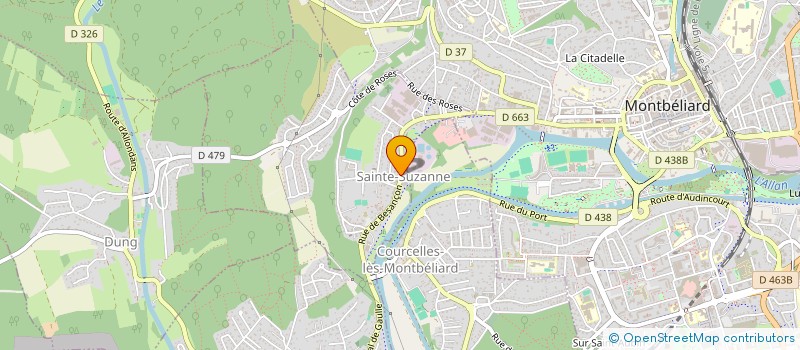 localisation de l'entreprise ASS DETENTE ET LOISIRS à SAINTE-SUZANNE
