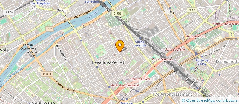 localisation de l'entreprise ASS DEV ACTI CONS EC GEST COMME à LEVALLOIS-PERRET