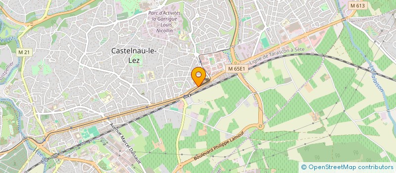localisation de l'entreprise ASS DEV DE L AIDE AUX PARTICULIERS à CASTELNAU-LE-LEZ