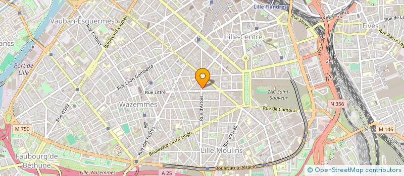 localisation de l'entreprise ASS DEV EMPLOI & QUALIF METIERS BATIMENT à LILLE