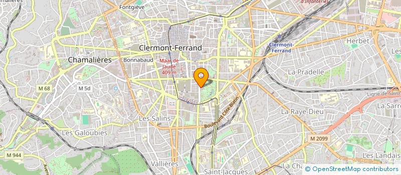 localisation de l'entreprise ASS DEV ORGANISATIONS CIRAS AUVERGNE  CLERMONT-FERRAND