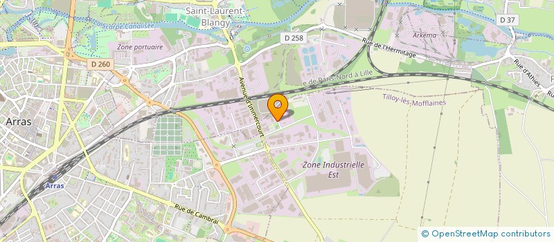 localisation de l'entreprise ASS DEV RECH APPLIQ IND AGRO ALIM NORD à TILLOY-LES-MOFFLAINES