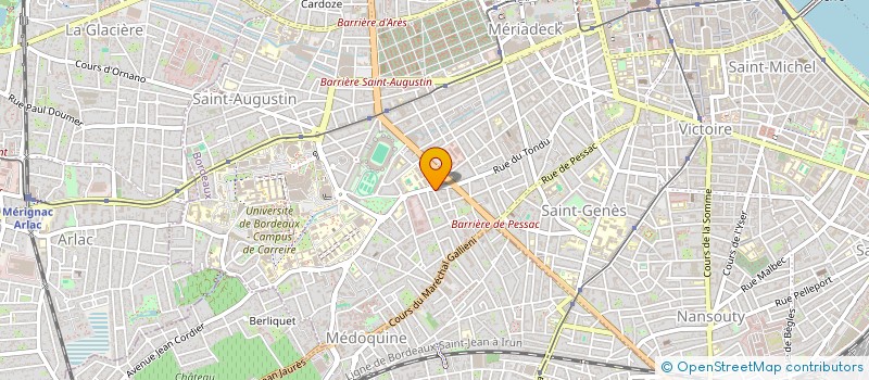 localisation de l'entreprise ASS DEV RECHERCHE PARASI MEDECINE TROP à BORDEAUX