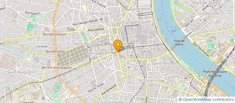localisation de l'entreprise ASS DEV RESSOURCES HUMAINES ECO SOCIALE à BORDEAUX