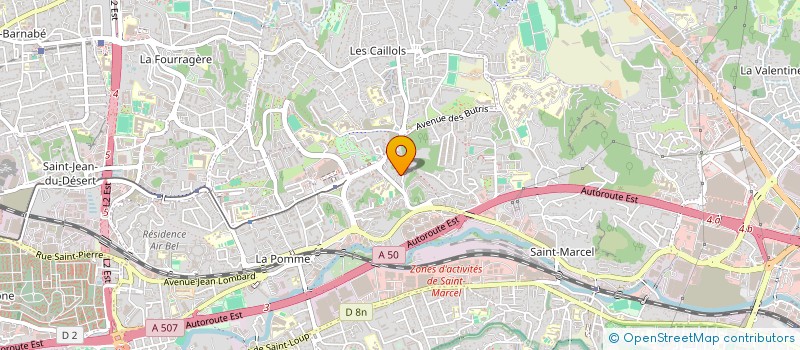 localisation de l'entreprise ASS DEVEL ACTION SOCIAUX EDUCA ST MARCEL à MARSEILLE 11EME