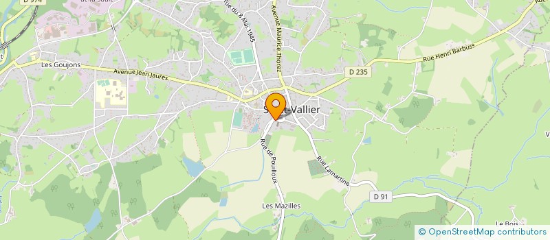 localisation de l'entreprise ASS DEVEL COMMUNIC PAR L AUDIO VISUEL à SAINT-VALLIER