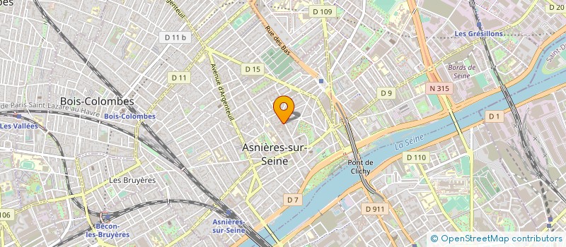 localisation de l'entreprise ASS DEVEL CULTUREL VILLE D ASNIERES à ASNIERES-SUR-SEINE