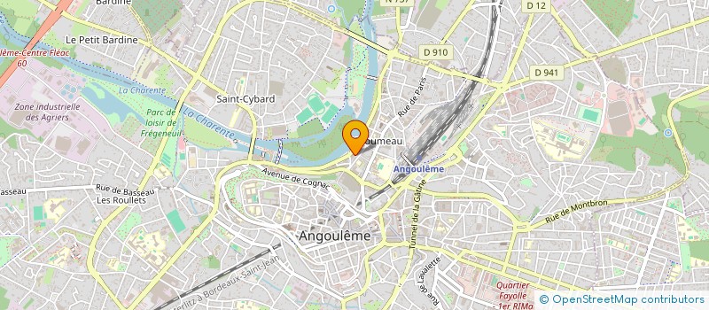 localisation de l'entreprise ASS DEVEL ECRITURE CALCUL POUR INSERTION à ANGOULEME