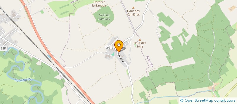 localisation de l'entreprise ASS DEVEL EDUCAT POPUL PAYS DE BACCARAT  GELACOURT