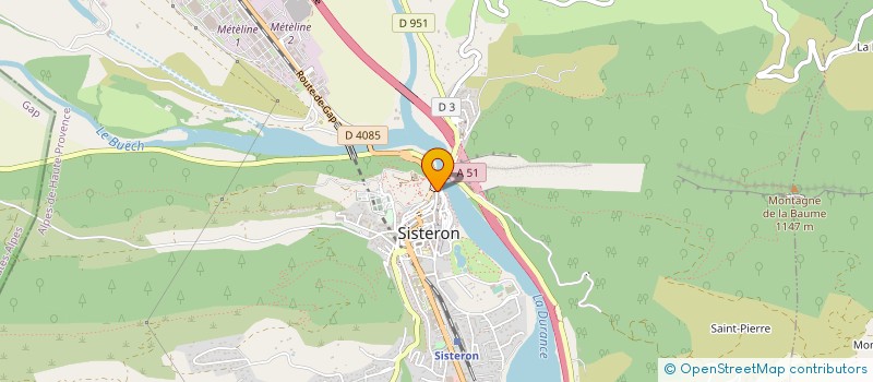 localisation de l'entreprise ASS DEVEL ENERGIES NOUV ALPES DU SUD à SISTERON