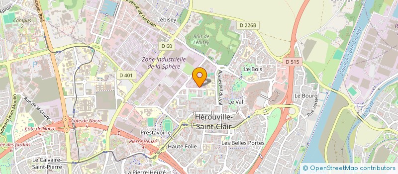 localisation de l'entreprise ASS DEVEL ENTRAIDE FORMA INSERTION à HEROUVILLE-SAINT-CLAIR