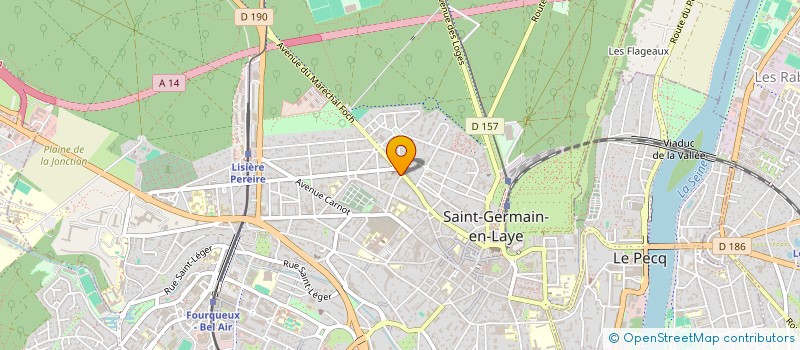 localisation de l'entreprise ASS DEVEL ETUDES RECHER TRAVAIL MOBILITE à SAINT-GERMAIN-EN-LAYE