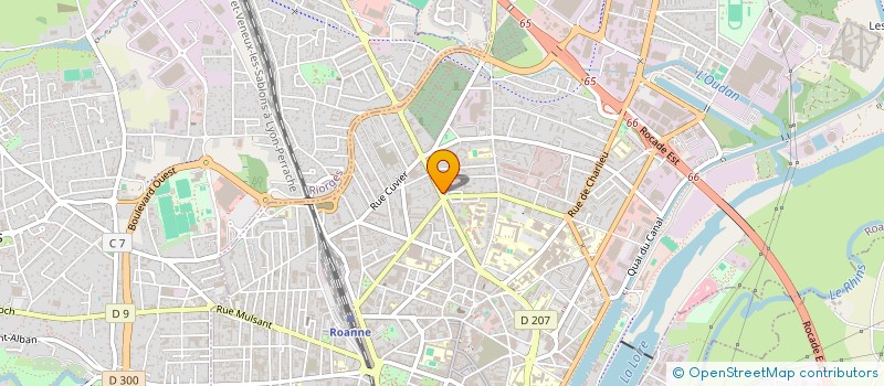 localisation de l'entreprise ASS DEVEL GROUP TRPS SANITAIRE à ROANNE