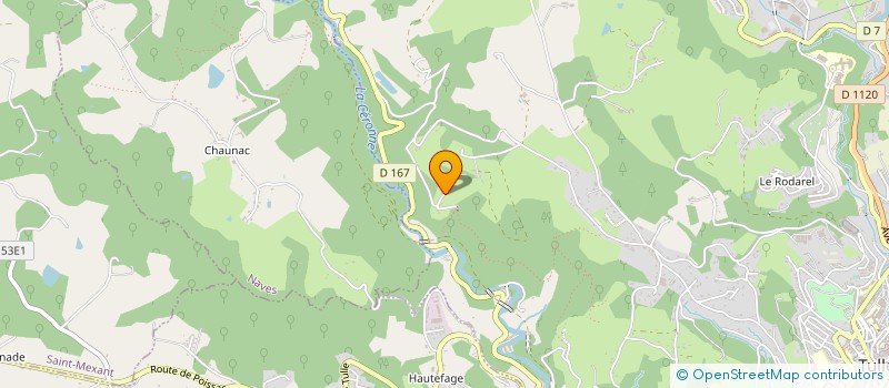 localisation de l'entreprise ASS DEVEL INFOR ECONO CORREZE  TULLE