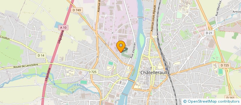 localisation de l'entreprise ASS DEVEL INITIATIVES CREATRICES EMPLOIS à CHATELLERAULT