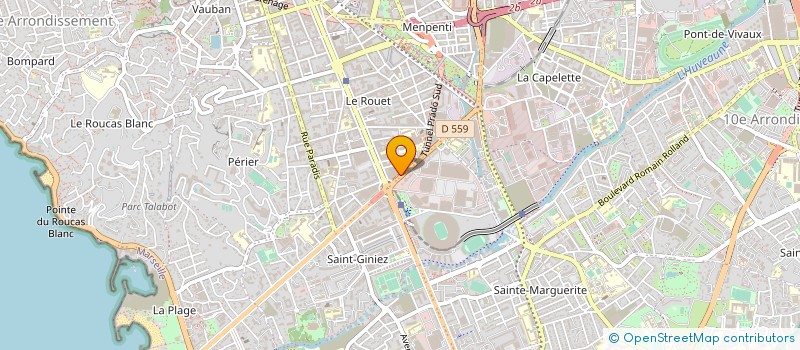 localisation de l'entreprise ASS DEVEL MAINT DOMIC ORTHOP AIDE TECHNI à MARSEILLE