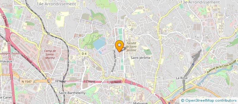 localisation de l'entreprise ASS DEVEL NEUROSCIENCES U AIX MLLEIII  MARSEILLE