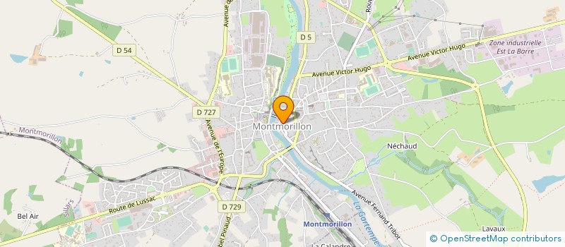 localisation de l'entreprise ASS DEVEL PROMO CITE ECRIT METIERS LIVRE à MONTMORILLON