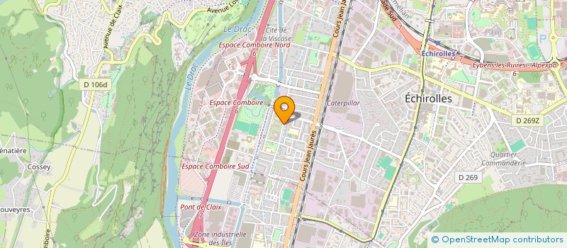 localisation de l'entreprise ASS DEVEL RECHER APPLI URBANISME FORMATI à ECHIROLLES