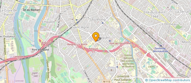 localisation de l'entreprise ASS DEVEL RECHER INDUST AGROALIM FERMENT à TOULOUSE